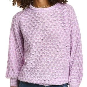 Like New Lilly Pulitzer Corabelle Sweater in Purple Iris Honeycomb